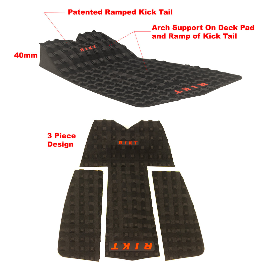 Grip 2 Traction Pad With 40mm Integrated Kick Tail
