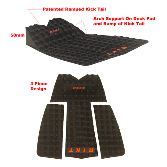 Grip 2 Traction Pad With 50mm Integrated Kick Tail