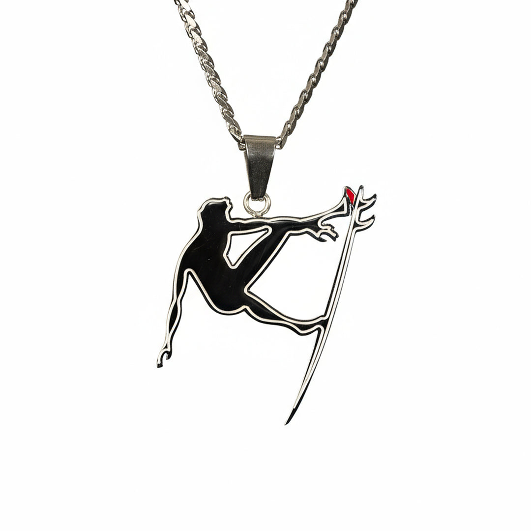 Men's Surf Pendant with 24" Cuban Link Chain