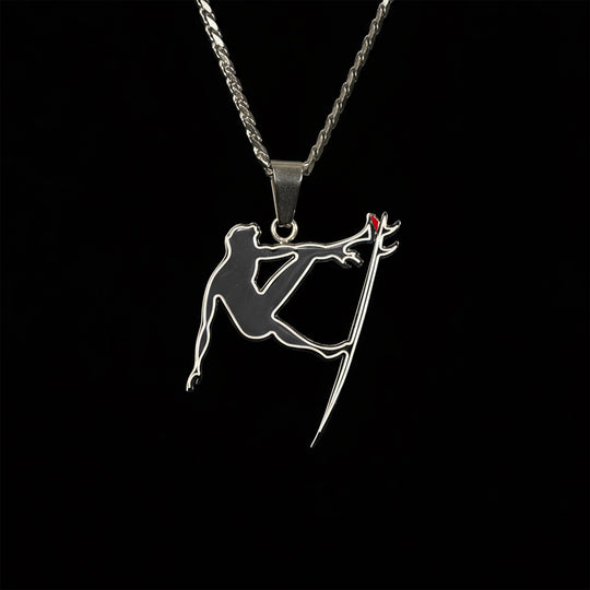 Men's Surf Pendant with 24" Cuban Link Chain