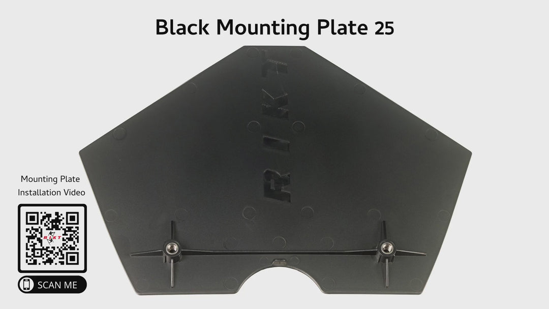 BLACK MOUNTING PLATE 25